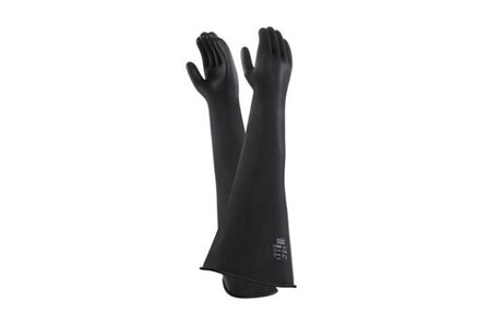 Handschoenen lang chemiebestendig cat.5