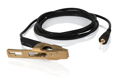 Kabel Schwarz mit Masseklemme für TIG Brush