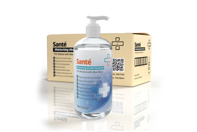 Hygiene Handgel Santé – 500 ml – mit Pumpkopf - 40 St. im Karton
