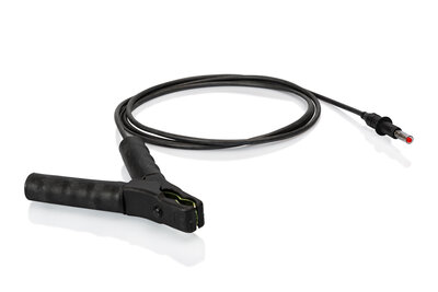 Kabel Schwarz mit Masseklemme - 2,0m - M4BA für MB-Inox Inoxliner